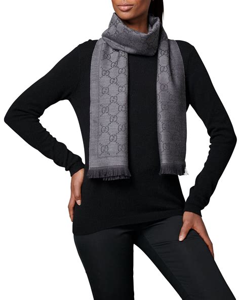 black gucci scarf cheap|gucci scarf unisex.